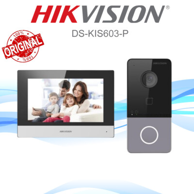 US Hikvision Video Intercom system Kit DS-KV6113-WPE1 DS-KH6320-WTE1 DS-KIS603-P