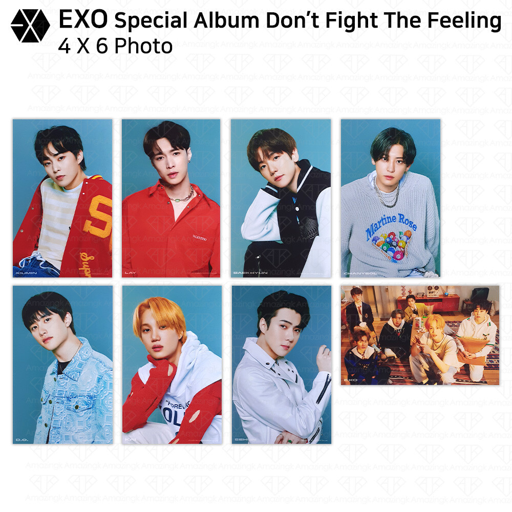 exo special album don t fight the feeling 4 x 6 photo sm town kpop k pop