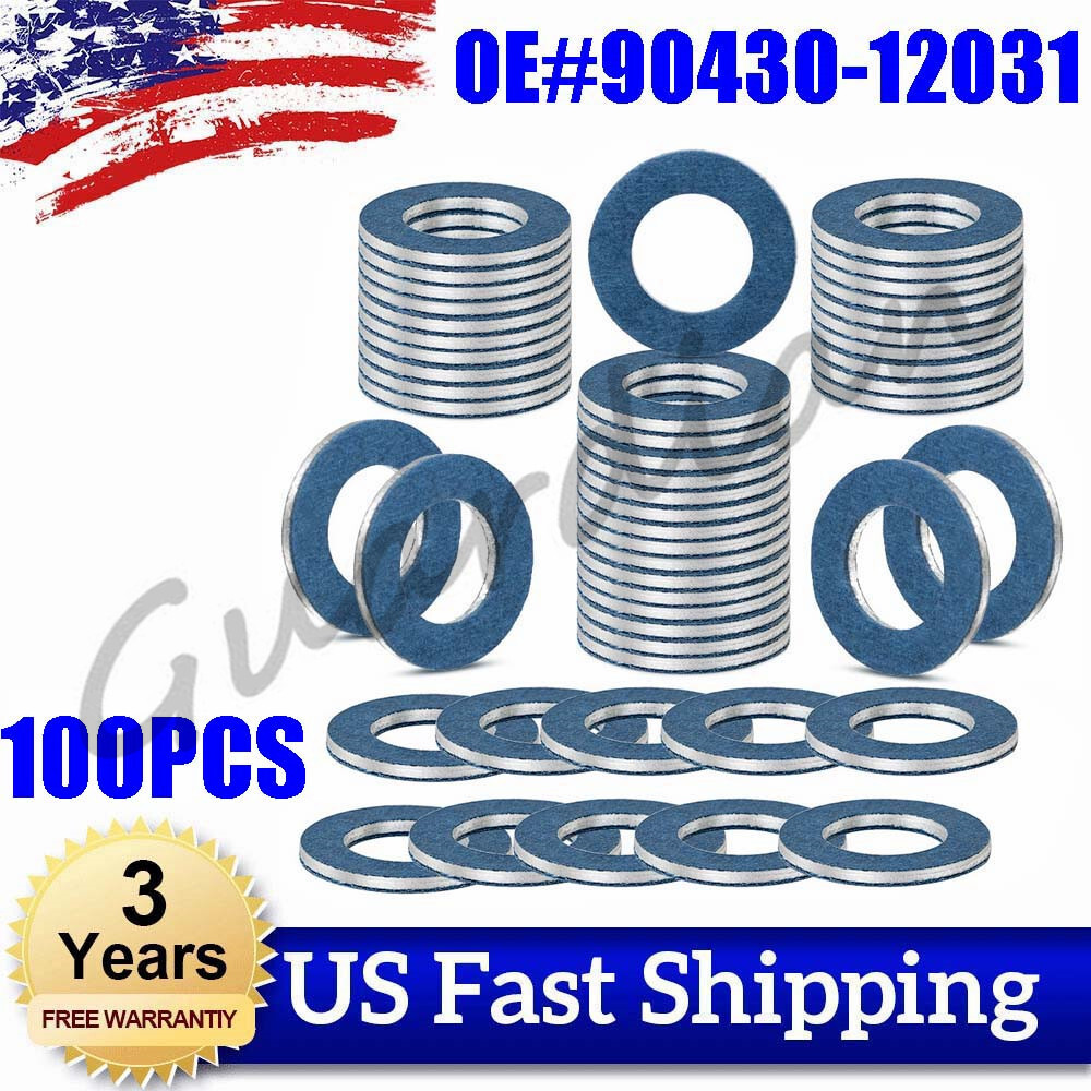Drain Plug Gasket Crush Washer 90430-12031 For Lexus Toyota 