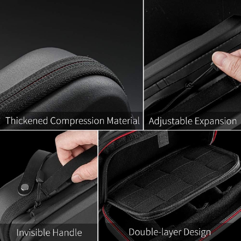 Carry Case for GoPro Max Hero 9 8 7 6 5 4 3, DJI Osmo Pocket Action, Insta360 On