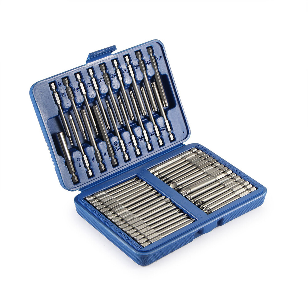 Und Magnetisch T6-T40 75mm 11 Stk Torx Bits Schraubendreher Set Extra Lang