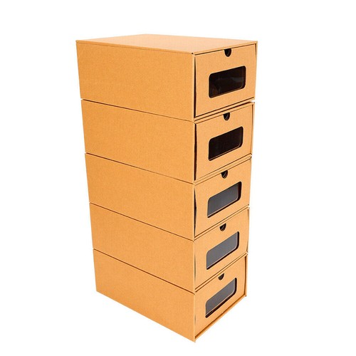 10/20 Schuhkarton aus Pappe Stapelbar Aufbewahrungskiste Box