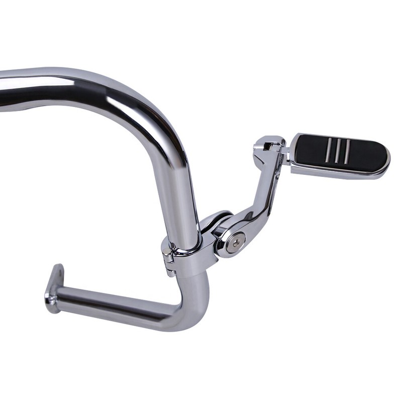 Motorcycle Highway Foot Pegs Pedal Footrest / Mount For Harley Softail Dyna