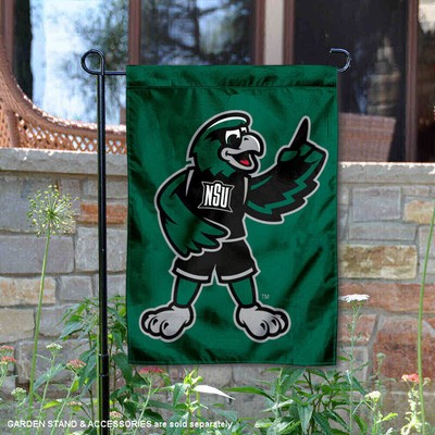NSU Riverhawks Rowdy the Riverhawk Garden Flag and Yard Banner
