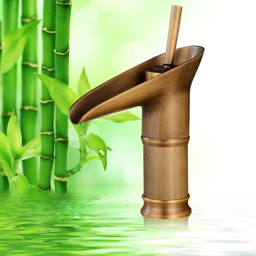 Brass Wasserfall Wasserhahn for Küche/Bad,1-Griff Home Faucet Set