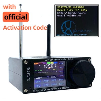 2.4'' ATS-25max-Decoder Si4732 Full-Band Radio Receiver DSP FM LW (MW & SW) SSB