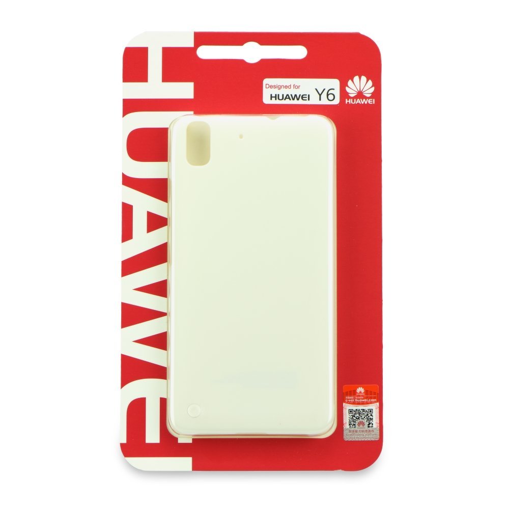 CUSTODIA CASE HUAWEI ORIGINALE FACEPLATE per HUAWEI ASCEND Y6 BIANCA