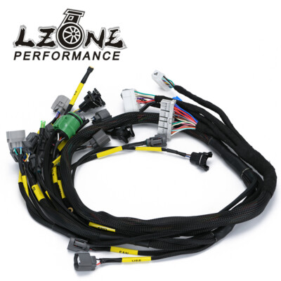 For Honda Civic Integra B16 B18 D16 OBD1 Budget D&B-series Tucked Engine Harness