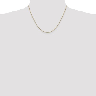 Pre-owned Samajewelers Real 10kt Yellow Gold .90mm Box Chain; 18 Inch; Lobster Clasp