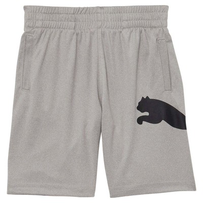

Puma 858376-03 Infant Boys Cat Logo Шорты Casual Comfort Technology -, Grey, Puma Cat Logo Shorts