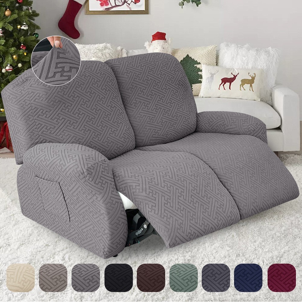 Stretch Recliner Chair Slipcover, Splash-Resistant Sofa Cover Protector for Home