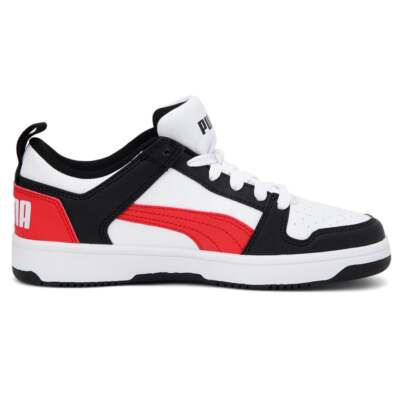 

Puma Rebound Layup Lo Lace Up Youth Boys Синие кроссовки Повседневная обувь 37049007, Синий, Puma Rebound Layup Lo Lace Up Youth