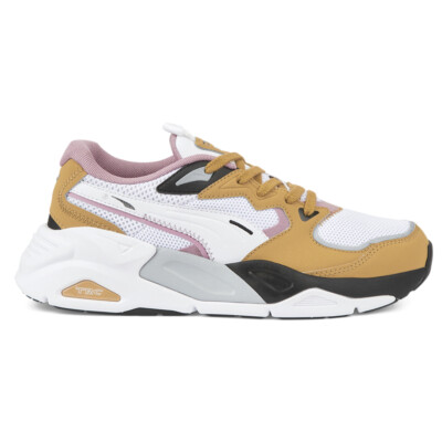 Женские коричневые, белые кроссовки на шнуровке Puma Trc Mira Block, повседневная обувь 38675201