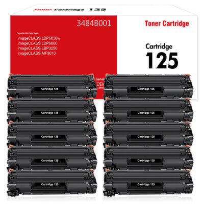 Toner Cartridge for Canon 125 ImageClass LBP6000 LBP6020 LBP6030w MF3010 Printer