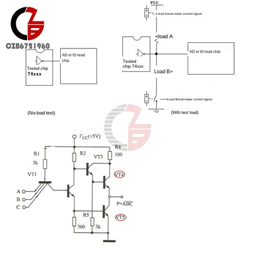 Integrated Circuit IC Chip Tester Optocoupler Auto-identify Transistor 74ch/4500