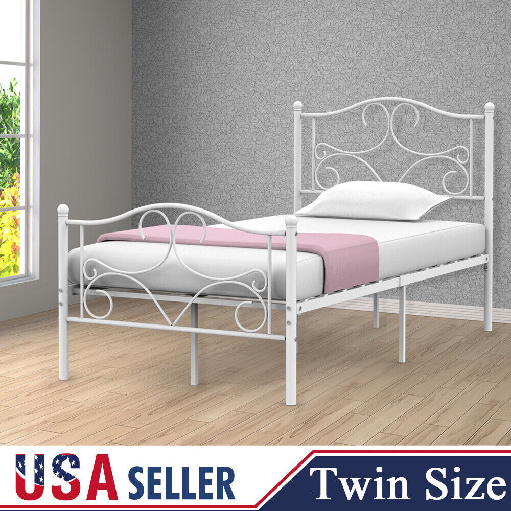 With Hollowed Out Curved Headboaed And Footboard For Kid