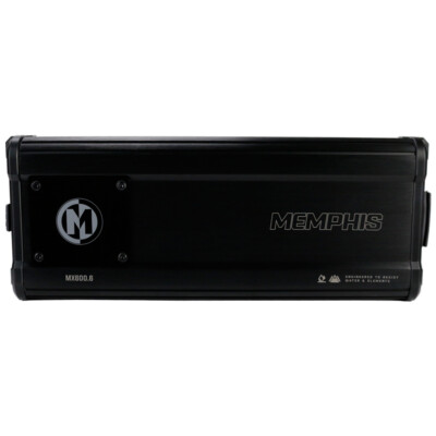 Memphis Audio MX600.6 600W 6-Channel PowerSports Audio Amplifier 6-Ch. Amp NEW