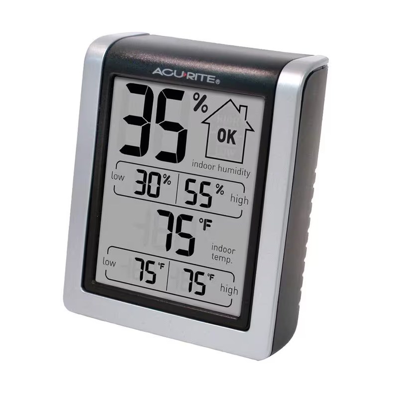 AcuRite Digital Humidity Temperature Monitor Indoor Thermometer Hygrometer Gauge