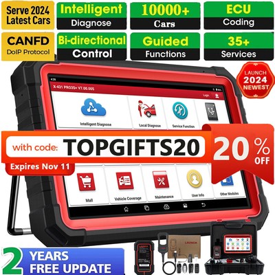 LAUNCH X431 PRO3S+ V5.0 PRO5 Car OBD2 Scanner Diagnostic Tool +KeY Programming