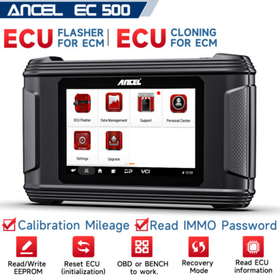 OBD2 Car Scanner ECM E-CU Clone Tool Reset Initialization Read Write EEPROM  