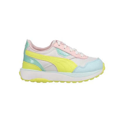 Puma Cruise Rider P0p Gltch Lace Up  Youth Girls Size 13.5 M Sneakers Casual Sho
