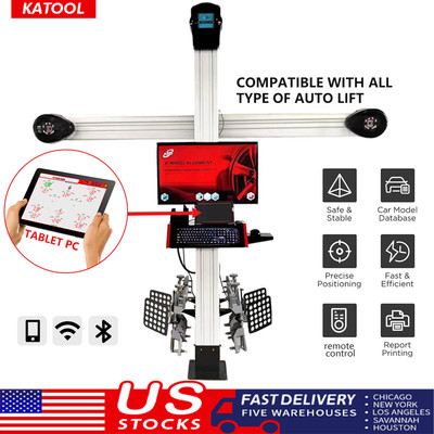 Fully Automatic Tracking Tire Aligner System 3D Wheel Alignment Machine