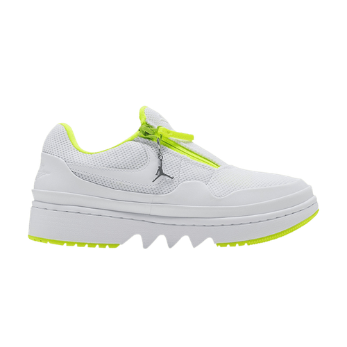 Pre-owned Jordan Air  Wmns Air  1 Jester Xx Low 'white Volt' Ar6774-107 In White/white/phantom/volt