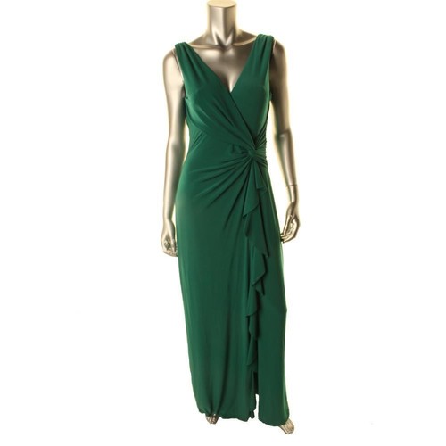 Cecilie Bahnsen Cecily Bansen Lisbeth Dress Volume UK8 US4 Green
