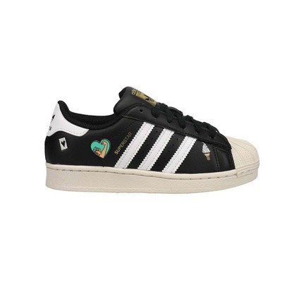

Adidas Superstar Youth Boys Размер 11,5 M Кроссовки Повседневная обувь FX5887, Black;white, adidas Superstar Youth