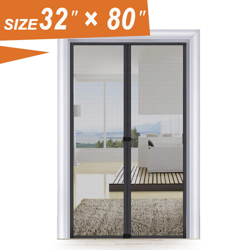 Details About Magic Screen Door 32 X 80 Entry Front Fit Frame Size Up To 30w X 79h Max With F