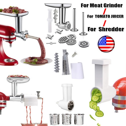 Meat Grinder Attachment For KitchenAid Stand Mixer/Tomato Juicer/Slicer