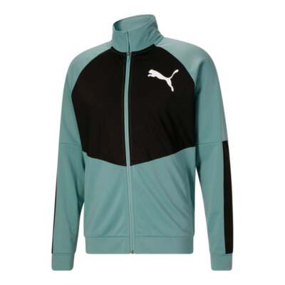 Puma Contrast 2.0 Full Zip Jacket Мужские синие пальто Куртки Верхняя одежда 531088-50