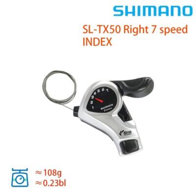 New Shimano Tourney SL-TX50 Thumb Gear Shifters 7 Speed Right Shift Lever 22.2mm