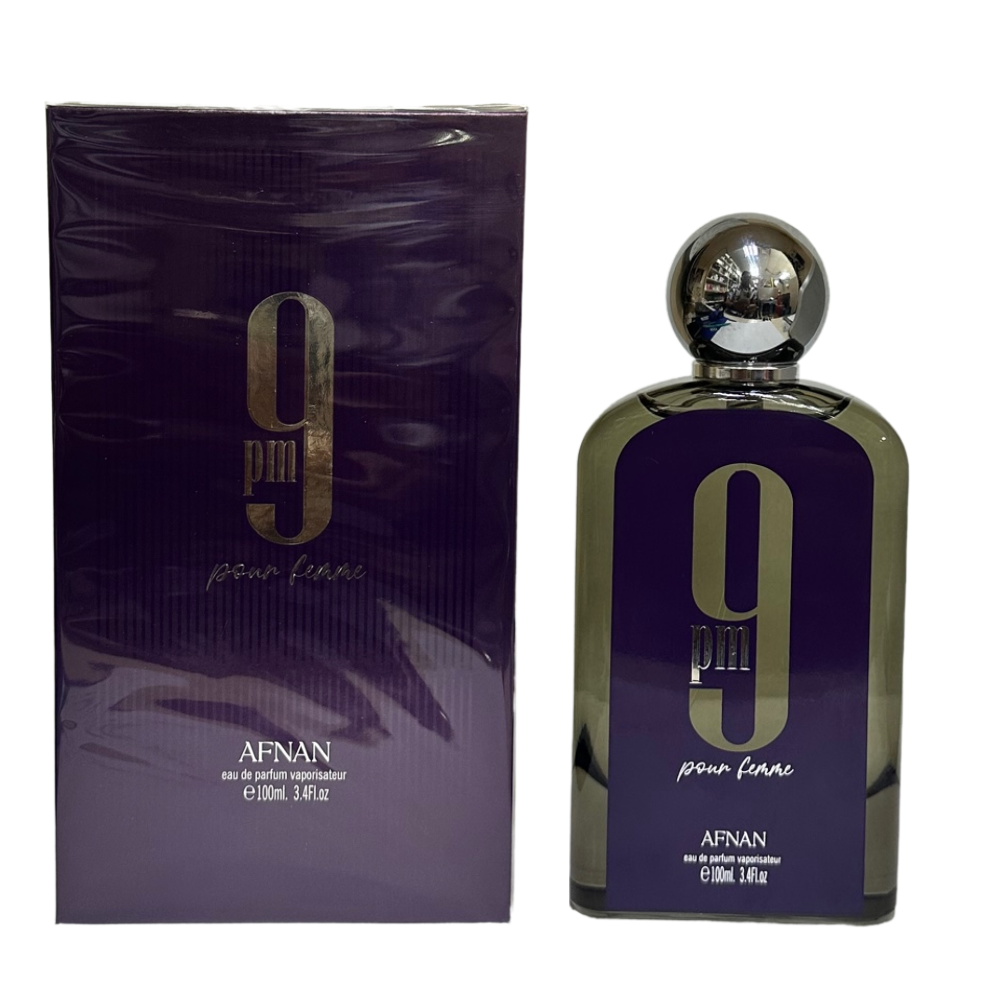 9 PM Pour Femme by Afnan 3.4 oz EDP Perfume for Women New In