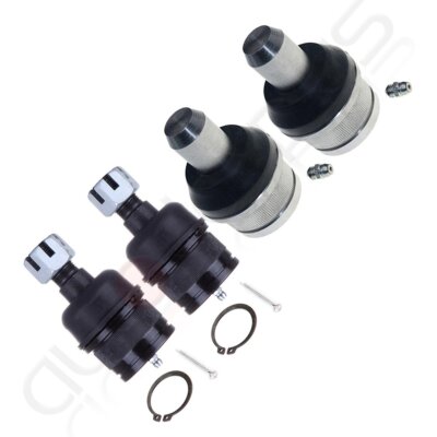 New 4pcs Front Upper & Lower Ball Joints Set Fits 2000-2005 Ford Excursion 2WD
