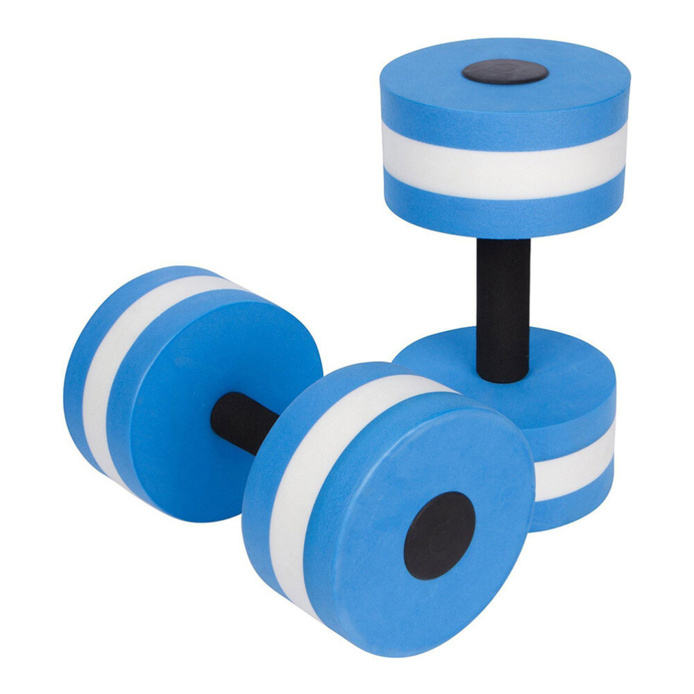 2pcs Water Weight Workout Aquatic Dumbbells Foam Barbell Fitness
