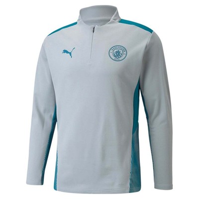 

Puma Mcfc Training Mock Neck Long Sleeve Qtr Zip Pullover Mens Size  Casual, Grey, Puma Mcfc Training Mock Neck Long Sleeve Qtr Zip Pullover