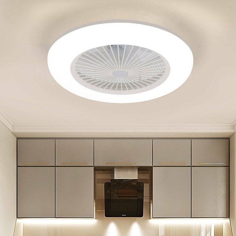 Modern 36W Deckenventilator mit Beleuchtung Fan LED Licht Dimmbar