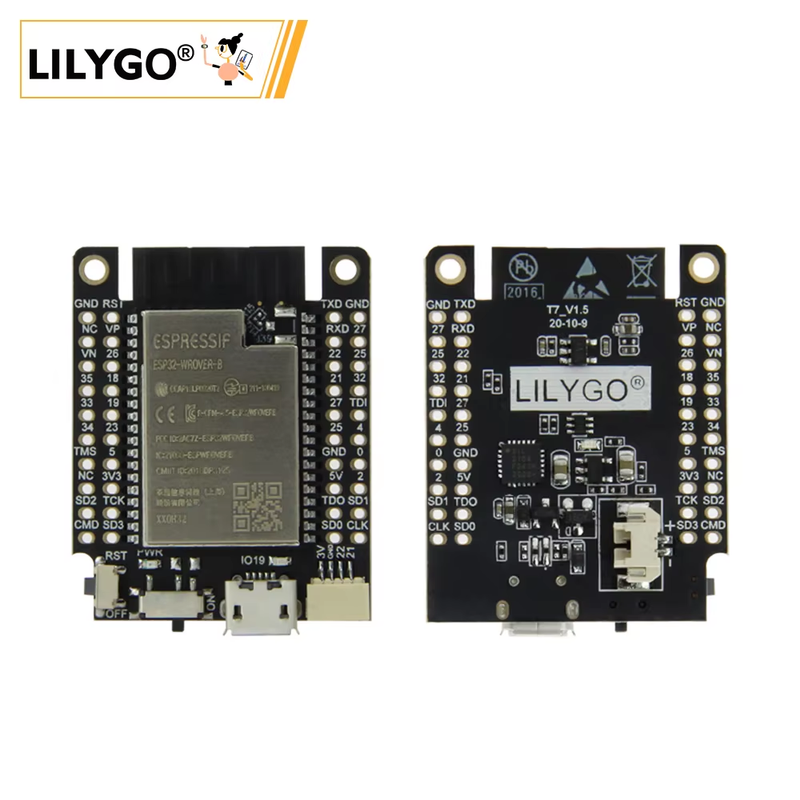 ® TTGO T7 Mini32 V1.5 ESP32-WROVER-E Dual Core PSRAM Wireless Wi-Fi Bluetooth Mo
