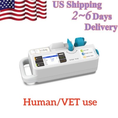 USA FEDEX SP950 Medical Syringe Pump Infusion Injection Rate Control LCD Alarm
