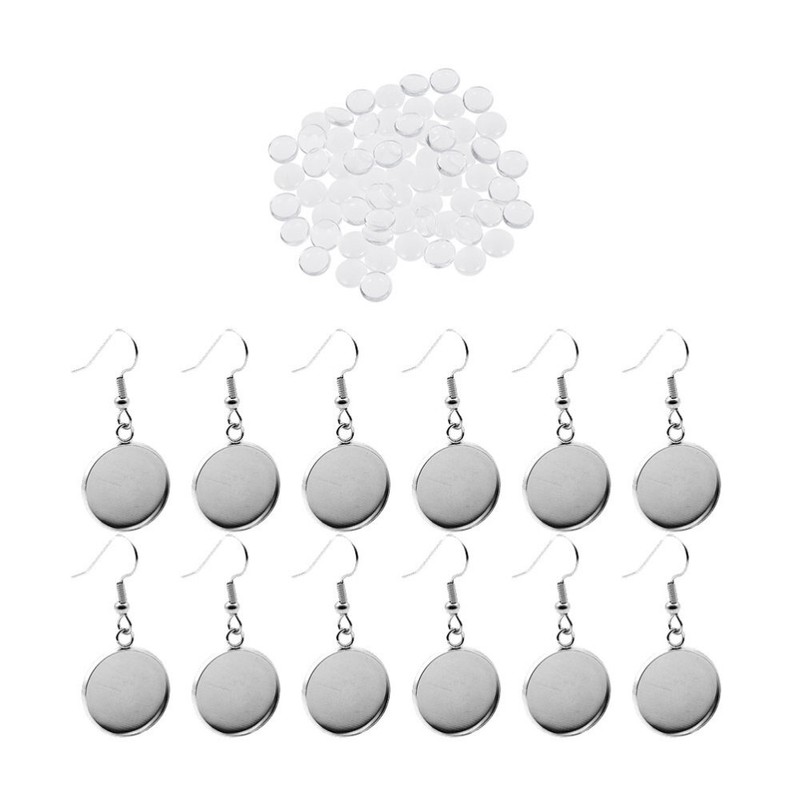  114 Pcs Calibreur Patch De Verre Pour Boucles D'Oreilles Fille