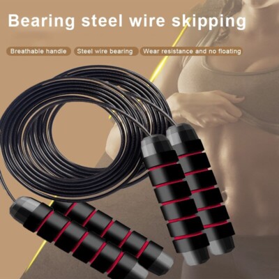 2PCS Skipping Jump Rope Student Sports Skipping Rope Rapid Speed Jumping Rope