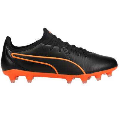 Puma King Pro Firm Ground Футбольные бутсы Мужские черные кроссовки Спортивная обувь 10560