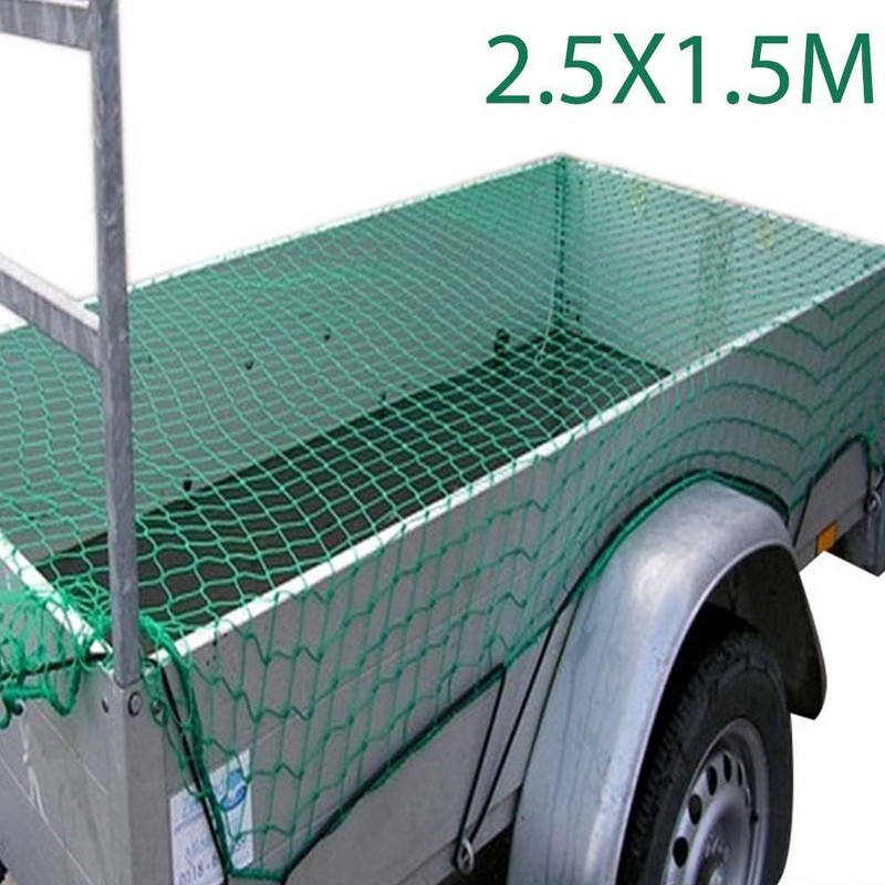 Anhängernetz 2,5x1,5 m Ladungssicherungsnetz Transportnetz Abdecknetz PKW