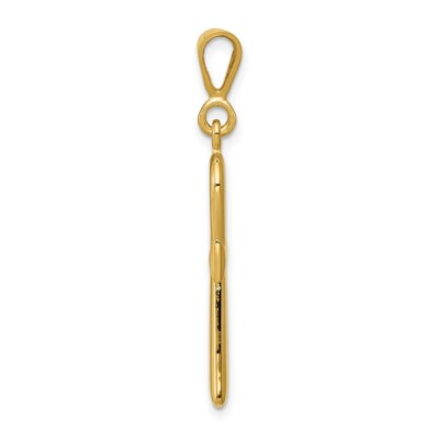 Pre-owned Skyjewelers Real 14kt Yellow Gold Egyptian Ankh Cross Pendant