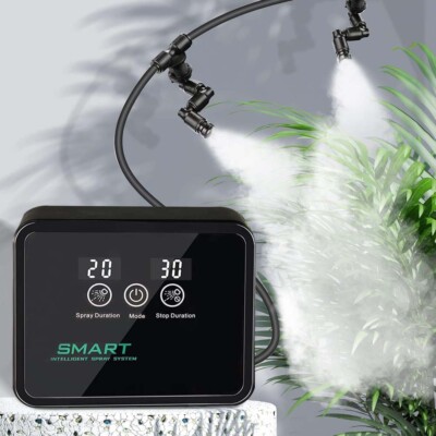 Reptile Humidifier Mister Fogger for Terrarium Automatic Timer Spray Mist Fogger