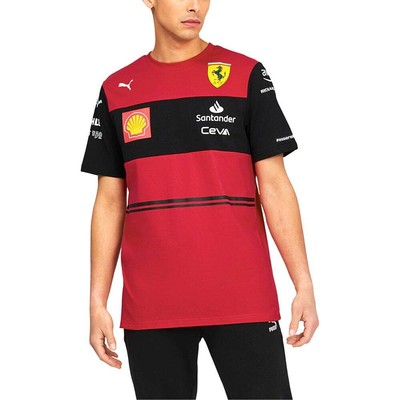 

Футболка Puma Sf Team с круглым вырезом и короткими рукавами, мужская футболка размера , повседневные топы 7, Красный, Puma Sf Team Graphic Crew Neck Short Sleeve T-Shirt