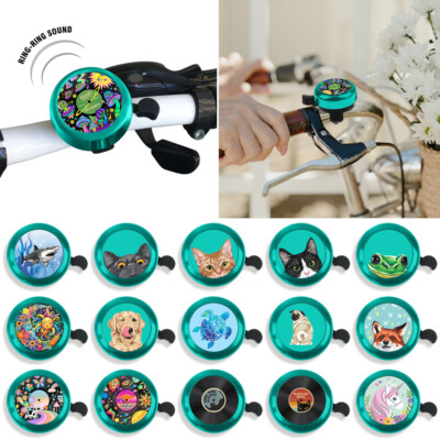 Green Aluminum Bike Bell Bicycle Bell Alarm Ring Cycling Handlebar Alarm