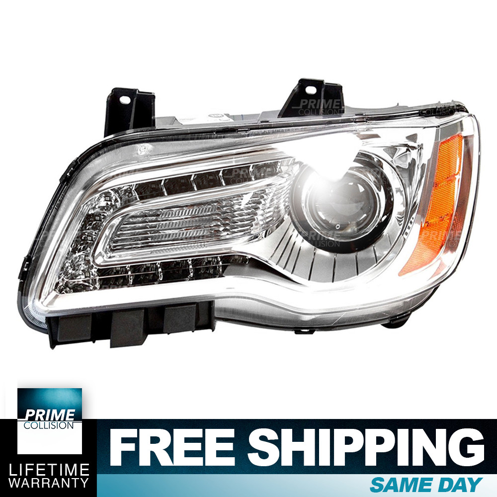 TYC Headlight Assembly Left Driver Side for 11 12 13 14 Chrysler 300 LH