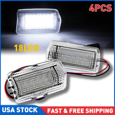 4x LED Courtesy Door Light For Toyota Land Cruiser 200 Series Prado MK4 Tundra